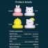3w Cartoon Silicone Led Night Light USB Rechargeable Bedroom Bedside Lamps Christmas Gift For Girls Boys duck 3W