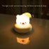 3w Cartoon Silicone Led Night Light USB Rechargeable Bedroom Bedside Lamps Christmas Gift For Girls Boys duck 3W