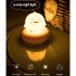 3w Cartoon Silicone Led Night Light USB Rechargeable Bedroom Bedside Lamps Christmas Gift For Girls Boys pear 3W
