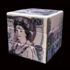 3x3 Magic Cube Paper Money Pattern Printing Speed Cube Educational Toys