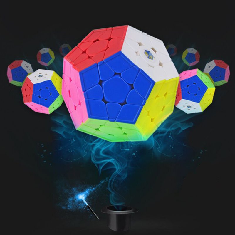 3x3 Megaminx Magic Cube Third Order Megaminx Dodecahedron Cubes Brain Teaser Puzzle Stickerless