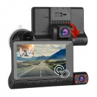 4.0 Inch HD 1080P Car Driving Recorder Three Lens Touch Screen Car Dash Camera