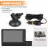 4 0 Inch HD 1080P Car Driving Recorder 170 Degree Wide angle Three Lens Touch Screen Car Dash Camera Video Recorder Black