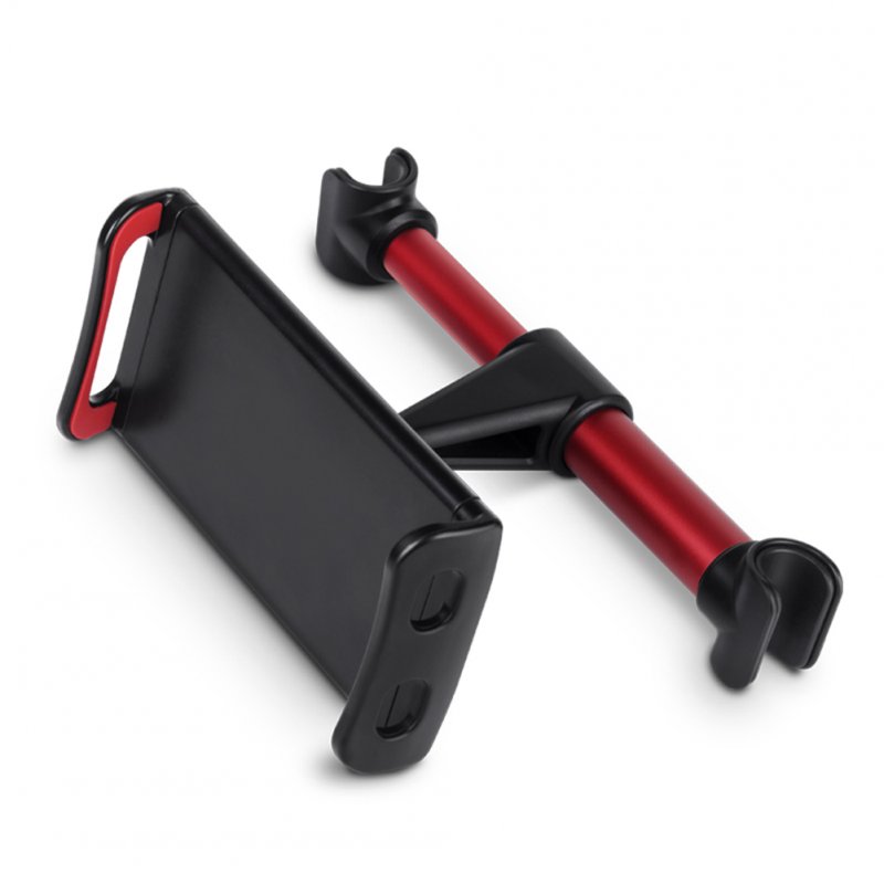 4-11 Inch Phone Tablet PC Holder Stand Back Auto Seat Headrest Bracket Support Accessories for iPhone X 8 iPad Mini red