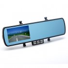 4 3 Inch Car Black Box Rear View Mirror features G Sensor  Motion Detection  Hidden Button and Timing Shutdown 