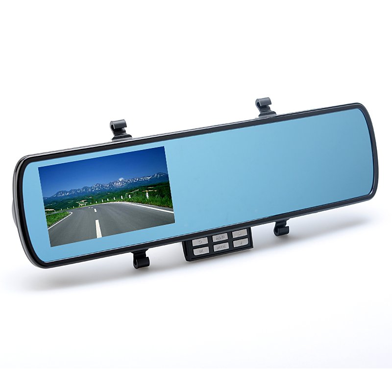 4.3 Inch Car Black Box Rear View Mirror