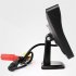 4 3 Inch Car Screen Monitor Parking Reverse Safety Distance Scale Lines 180 Degree Rotating 2 Input LCD Screen black