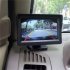 4 3 Inch Car Screen Monitor Parking Reverse Safety Distance Scale Lines 180 Degree Rotating 2 Input LCD Screen black