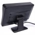 4 3 Inch Car Screen Monitor Parking Reverse Safety Distance Scale Lines 180 Degree Rotating 2 Input LCD Screen black
