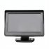 4 3 Inch Car Screen Monitor Parking Reverse Safety Distance Scale Lines 180 Degree Rotating 2 Input LCD Screen black