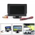 4 3 Inch HD Car Monitor Tft Screen 2 Way Signal Input Parking Rear View Camera Universal Reversing Display Black