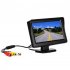 4 3 Inch HD Car Monitor Tft Screen 2 Way Signal Input Parking Rear View Camera Universal Reversing Display Black