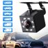 4 3 Inch LCD Display Backup Camera Monitor 8 LED Lights Waterproof for Car SUV Van Truck Black