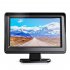 4 3 Inch LCD Display Backup Camera Monitor 8 LED Lights Waterproof for Car SUV Van Truck Black