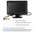 4 3 Inch LCD Display Backup Camera Monitor 8 LED Lights Waterproof for Car SUV Van Truck Black