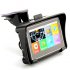 4 3 Inch Motorcycle GPS Navigation System with IPX7 Rating has 8GB of internal memory a micro SD card Slot and Bluetooth connectivity
