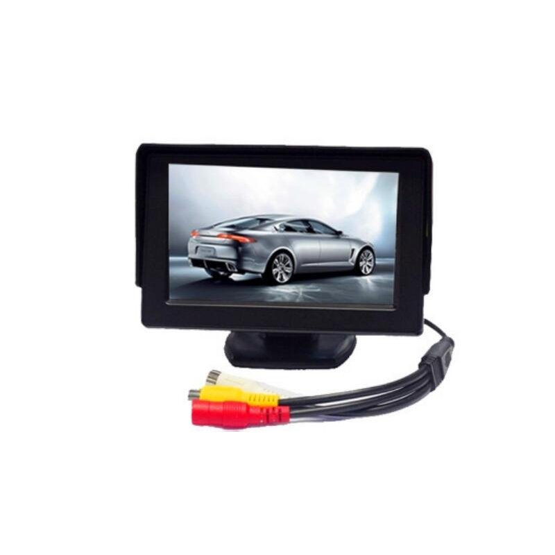 4.3 Inch Mirror Monitor w/ Touch Buttons