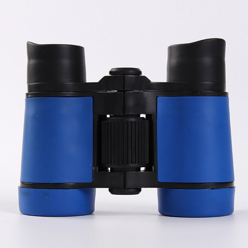 4*30 Colorful Rubber Handle Anti-skid Children Toy Binocular Telescope blue