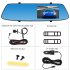 4 3inch Full HD 1080P Car DVR Camera Auto Rearview Mirror Digital Video Recorder