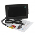 4.3inches Car Video Display Screen Car Rear View Monitor Screen For Rearview Vehicle Backup Parking Cameras (no Camera) black