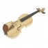 4 4 Full Size Acoustic Violin For Beginners Starter Kit With Case Shoulder Rest Bow Strings Tuner Cleaning Cloth Wood color full set