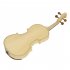4 4 Full Size Acoustic Violin For Beginners Starter Kit With Case Shoulder Rest Bow Strings Tuner Cleaning Cloth Wood color full set