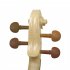 4 4 Full Size Acoustic Violin For Beginners Starter Kit With Case Shoulder Rest Bow Strings Tuner Cleaning Cloth Wood color full set