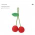 4 5cm Pet Cat Sisal Ball Simulation Fruit Shape Chew Toys Pet Supplies For Relieve Stress Anxiety Boredom peach