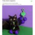 4 5cm Pet Cat Sisal Ball Simulation Fruit Shape Chew Toys Pet Supplies For Relieve Stress Anxiety Boredom peach