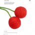 4 5cm Pet Cat Sisal Ball Simulation Fruit Shape Chew Toys Pet Supplies For Relieve Stress Anxiety Boredom peach