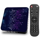 4+64gb Tv Box Tp02 Rk3318 <span style='color:#F7840C'>Android</span> 10 Tv Box With Remote Control 4+64G_US plug