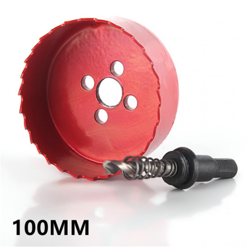 4/6inch Hole  Saw  Blade BI  Metal Speed Slot Corn Hole Boards Drilling Cutter Tool 4inch（100mm）