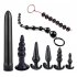 4 8 10pcs Reusable Washable Anal Plug Set Multiple Colors Anal Dilator Toys Adults Sex Toys For Men Women 10pcs purple