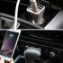 4 8A Dual USB Port Vehicle Mounted Cellphone Charger Adapter LED Display Voltage Monitor Crazy Fast Car ChargerVTMQ