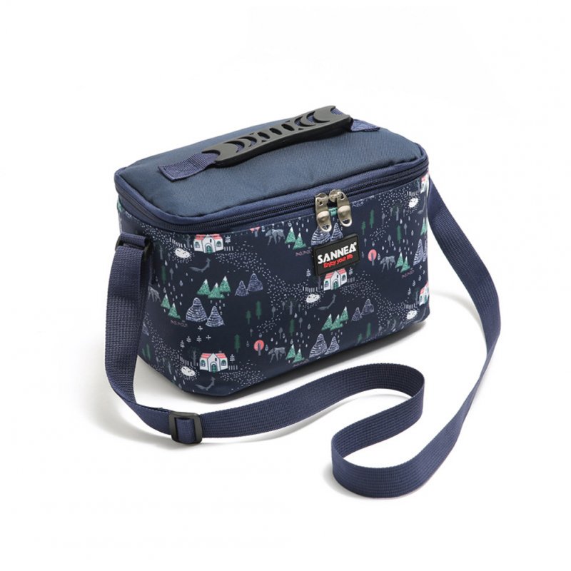 4.8L Cooler Bag Thermal Portable Waterproof Insulated Thermal Bag Cooler Picnic Lunch Bag Blue