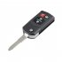 4 Buttons Car Remote Key Replacement 80 Bit 63 Chip Bgbx1t478ske125 01 4d63 315 Frequency Modified Parts Black