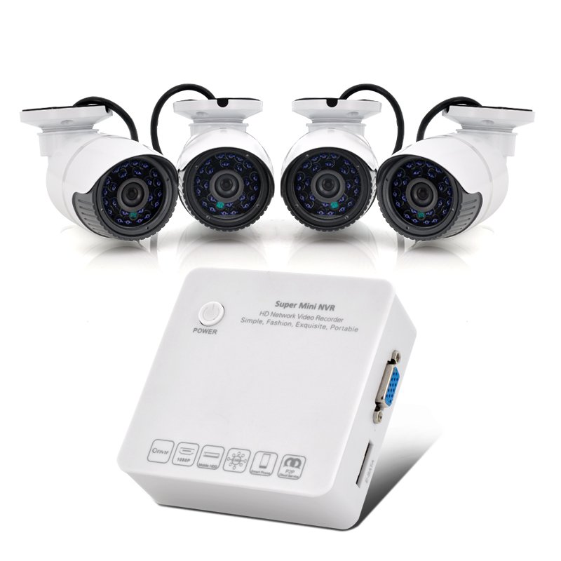 4 Channel HD Network Video Recorder System