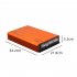 4 Channel Car Amplifier 9800 4x100W Audio Power Amplifier 4 Ohm Stable 90d 10HZ 30khz Stereo Audio Speaker Orange Black
