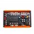 4 Channel Car Amplifier 9800 4x100W Audio Power Amplifier 4 Ohm Stable 90d 10HZ 30khz Stereo Audio Speaker Orange Black