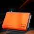 4 Channel Car Amplifier 9800 4x100W Audio Power Amplifier 4 Ohm Stable 90d 10HZ 30khz Stereo Audio Speaker Orange Black