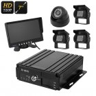4 Channel Car DVR and 7 Inch HD display provide you with a great overview of all that s happening around your truck or bus  