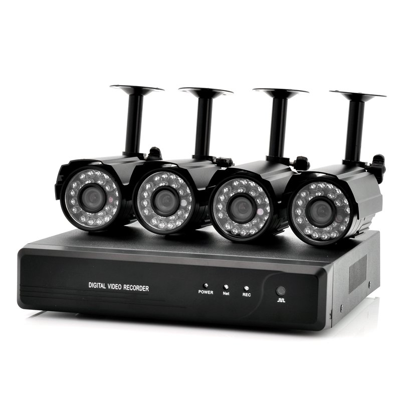 Dvr kit. 4 Channel Digital Video Recorder. Цифровое видеозаписывающее устройство. H.264-1080p Camera