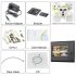 4 Channel DVR features a 7 Inch LCD Screen with 1024x768 resolutions 2TB HDD Support  network port   H 264 compression for viewing and storing your camera feed
