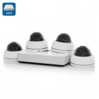 4 Channel Mini NVR Kit has PoE  HDMI Support plus comes with four 1 4 Inch CMOS Indoor 720p IP Cameras with Night Vision support