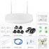 4 Channel NVR Kit with waterproof IP cameras  remote viewing  and night vision brings 24 hour security and great peace of mind for home or business surveillance