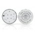 4 Circular RGB LED lights with remote controls  13 different colors and IP 54 waterproof rating