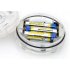 4 Circular RGB LED lights with remote controls  13 different colors and IP 54 waterproof rating