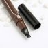 4 Colors 3D Microblading Eyebrow Tattoo Pen 4 Fork Tips Waterproof Fine Sketch Liquid Eyebrow Pencil  03 red brown