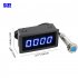 4 Digital LED Tachometer DC8 24V Digital Motor Tachometer With Hall Proximity Switch Sensor NPN LED Panels Digital Module RPM Speed Meter Auto Accessories Black