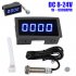 4 Digital LED Tachometer DC8 24V Digital Motor Tachometer With Hall Proximity Switch Sensor NPN LED Panels Digital Module RPM Speed Meter Auto Accessories Black